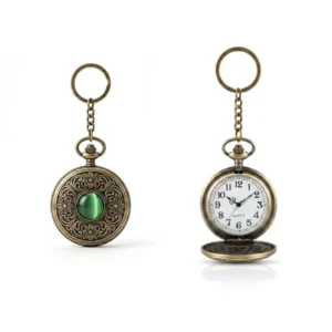 vintageanitiquehandclockkeychain0606